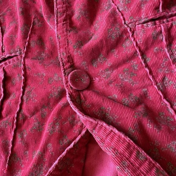 Maurices Office Chic Work womens long sleeve pockets Blazer fucsia plus XXL - Picture 4 of 9